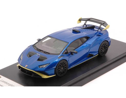 LOOKSMART LS523H LAMBORGHINI HURACAN STO BLUE/YELLOW 1:43 Modellino