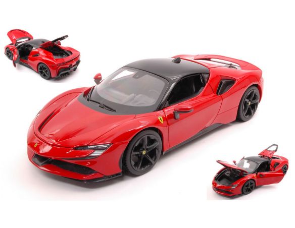 BBURAGO BU16015 FERRARI SF90 STRADALE RED 1:18 Modellino