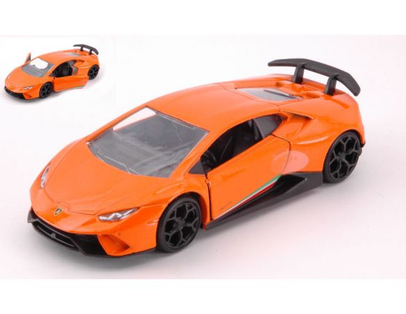 JADA TOYS JADA30105OR LAMBORGHINI HURACAN PERFORMANTE ORANGE cm 12,5 Modellino