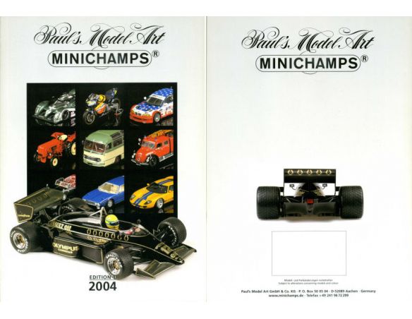 MINICHAMPS PMCAT2004-1 CATALOGO MINICHAMPS 2004 EDITION 1 PAG.193 Modellino