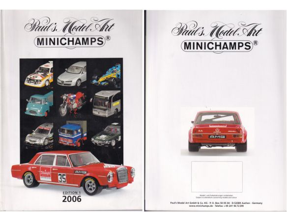 MINICHAMPS PMCAT2006-1 CATALOGO MINICHAMPS 2006 EDITION 1 PAG.250 Modellino