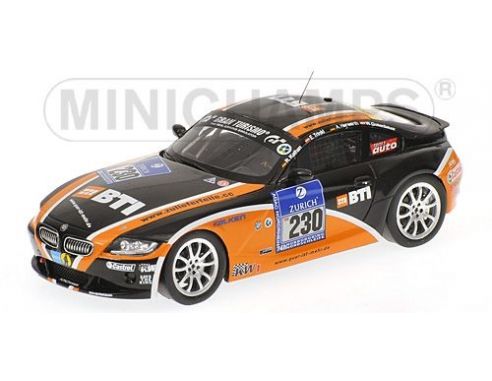 MINICHAMPS 437111230 BMW Z4 COUPE’ GUSENBAUER 24H NURBURGRING 2011 Modellino