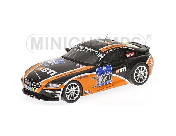 MINICHAMPS 437111230 BMW Z4 COUPE’ GUSENBAUER 24H NURBURGRING 2011 Modellino