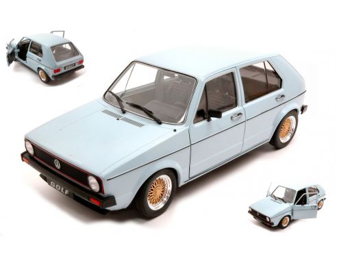 SOLIDO SL1800210 VW GOLF L 1983 LIGHT BLUE 1:18 Modellino