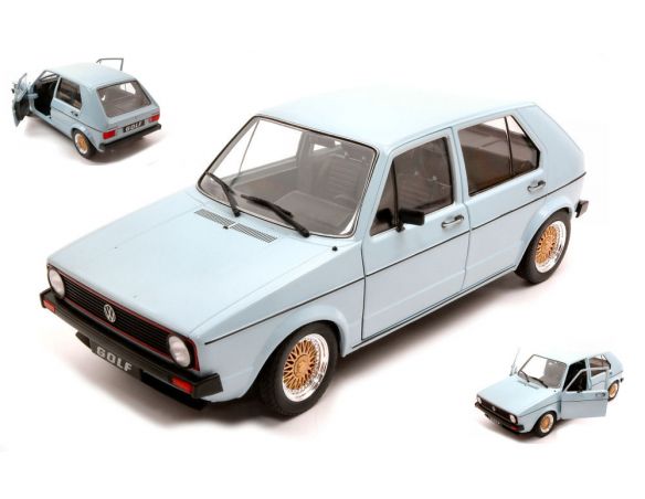 SOLIDO SL1800210 VW GOLF L 1983 LIGHT BLUE 1:18 Modellino