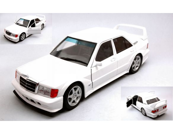 SOLIDO SL1801007 MERCEDES 190E EVO 2 1990 WHITE 1:18 Modellino