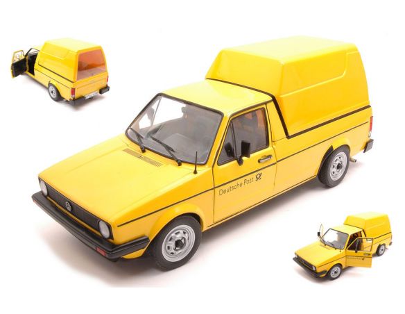 SOLIDO SL1803505 VW CADDY Mk.1 1982 GERMAN POST YELLOW 1:18 Modellino