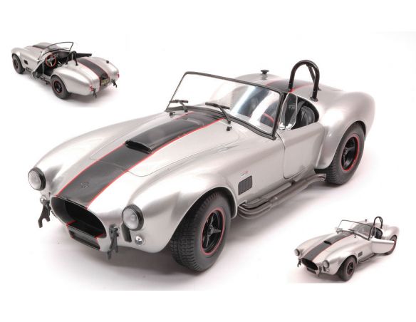 SOLIDO SL1804907 AC COBRA 427 Mk.2 1965 SILVER CUSTOM 1:18 Modellino