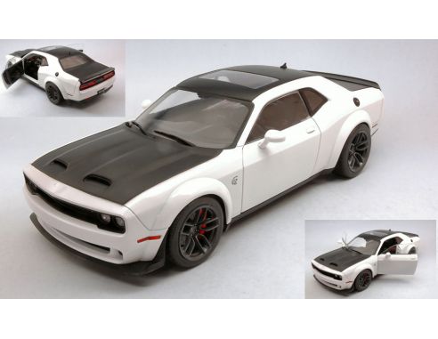 SOLIDO SL1805706 DODGE CHALLENGER SRT 2020 WHITE/BLACK 1:18 Modellino