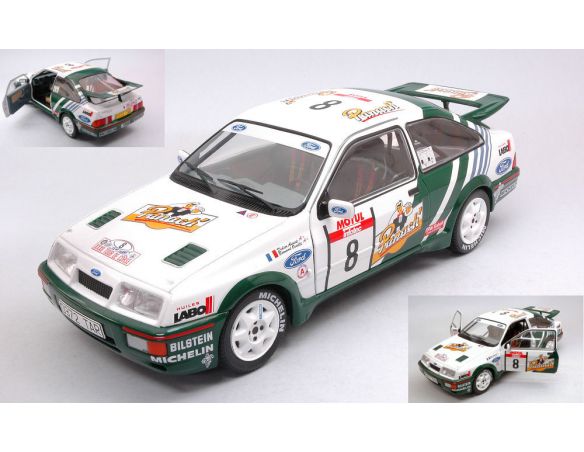 SOLIDO SL1806102 FORD SIERRA COSWORTH N.8 TOUR DE CORSE 1988 D.AURIOL-B.OCCELLI 1:18 Modellino