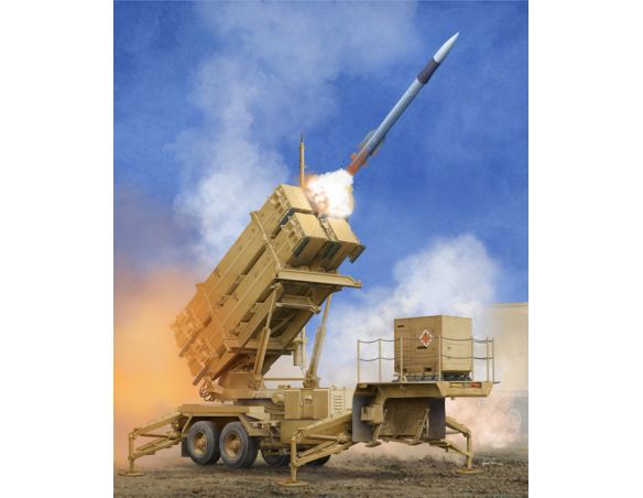 TRUMPETER TP1040 US M901 PATRIOT LAUNCHING SYSTEM KIT 1:35 Modellino