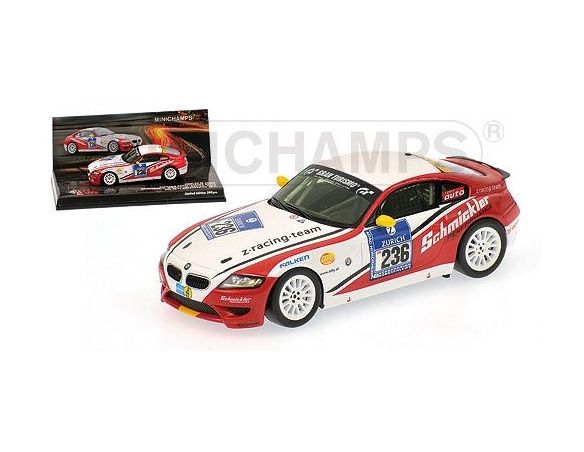 MINICHAMPS 437111236 BMW Z4 M COUPE’ WEIDENBRUCK 24H NURBURGRING 2011 Modellino