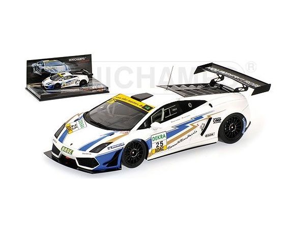 MINICHAMPS 437111295 LAMBORGHINI GALLARDO LP600 HAMMAM ADAC GT MASTER 2011 Modellino