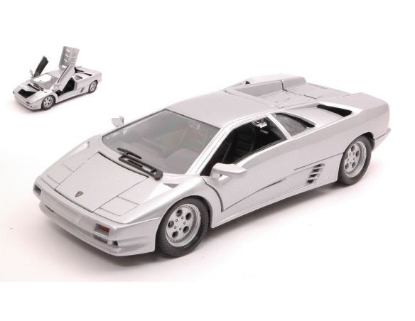 WELLY WE29374S LAMBORGHINI DIABLO 1995 SILVER 1:24 Modellino