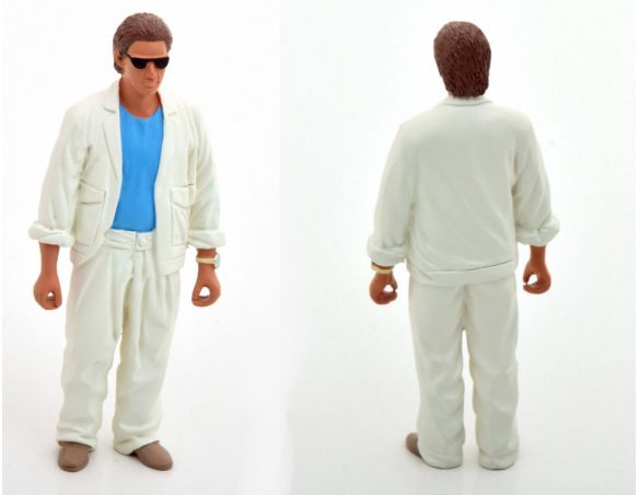 KK SCALE KKFIG003 JAMES SONNY FIGURE MIAMI VICE  1:18 Modellino