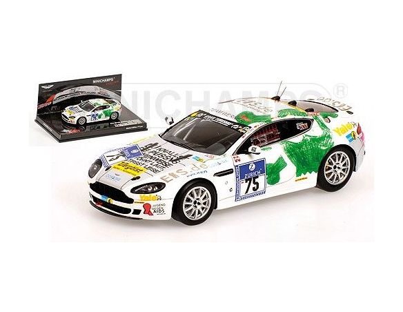 Minichamps 437111375 ASTON MARTIN VANTAGE V8  VENN 24H NURBURGRING '11 AUTO DA GARA SCALA 1/43