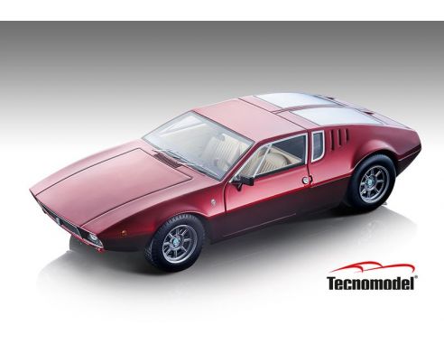 TECNOMODEL TMD1824E DE TOMASO MANGUSTA 1971 MET.VOLCANO RED 1:18 Modellino