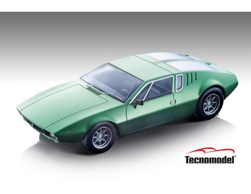 TECNOMODEL TMD1824H DE TOMASO MANGUSTA 1971 MET.GREEN 18 Modellino