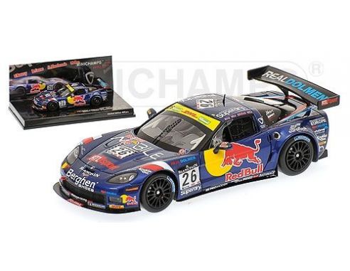 Minichamps 437111426 CORVETTE Z06R GT3 RED BULL COENS 24H SPA 2011 Modellino
