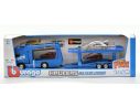 BBURAGO BU31463 VOLVO FH16 GLOBETROTTER 750 XXL BLUE + PORSCHE 911 GT2 1:43 Modellino