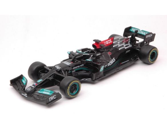 BBURAGO BU38038H MERCEDES F1 W12 EQ POWER LEWIS HAMILTON 2021 N.44 1:43 Modellino