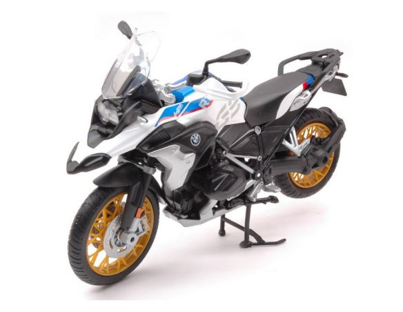 MAISTO MI20100 BMW R1250 GS WHITE/BLUE 1:12 Modellino