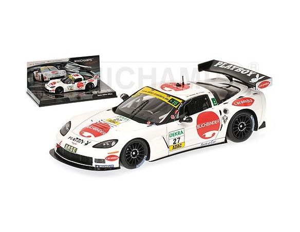 MINICHAMPS 437111427 CORVETTE Z06.R GT3 FRENTZEN ADAC GT MASTERS 2011 Modellino