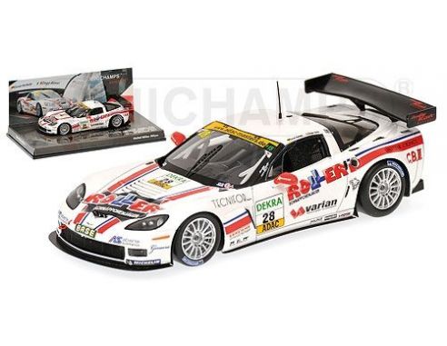 MINICHAMPS 437111428 CORVETTE Z06.R GT3 ALESSI ADAC GT MASTERS 2011 Modellino