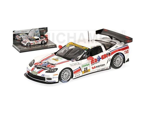 MINICHAMPS 437111428 CORVETTE Z06.R GT3 ALESSI ADAC GT MASTERS 2011 Modellino