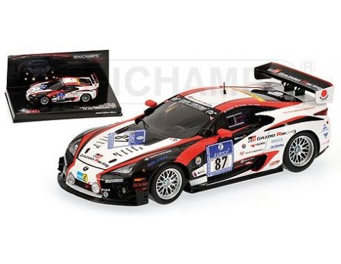MINICHAMPS 437111687 LEXUS LFA GAZOO RACING KINOSHITA 2011 Modellino