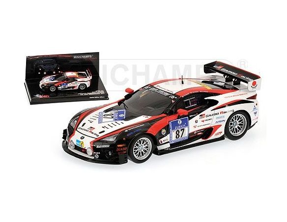 MINICHAMPS 437111687 LEXUS LFA GAZOO RACING KINOSHITA 2011 Modellino