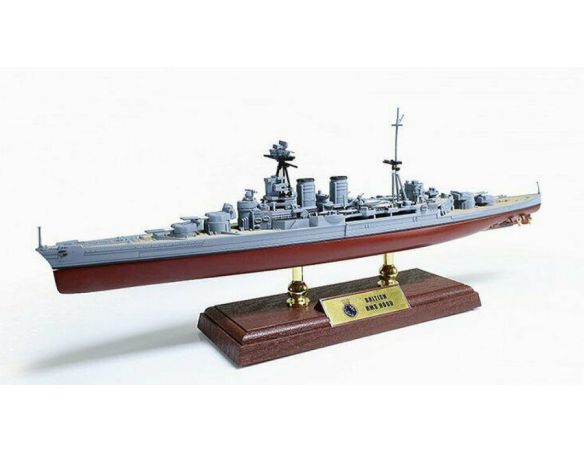 FORCES OF VALOR FOR861002A BATTLESHIP HMS BATTLECRUISER HOOD mm 490 x 180 x 170 1:700 Modellino