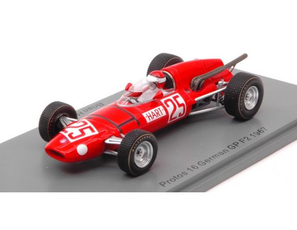 SPARK MODEL S7565 PROTOS 16 BRIAN HART 1967 N.25 GERMAN GP F2 1:43 Modellino