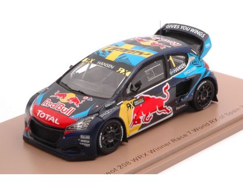 SPARK MODEL S7880 PEUGEOT 208 WRX N.1 WINNER RACE 7 SPAIN 2020 TIMMY HANSEN 1:43 Modellino
