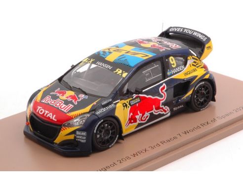 SPARK MODEL S7881 PEUGEOT 208 WRX N.9 3rd RACE 7 SPAIN 2020 KEVIN HANSEN 1:43 Modellino