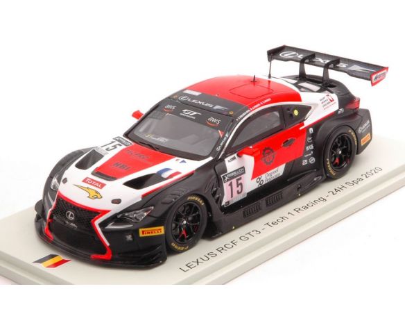 SPARK MODEL SB402 LEXUS GT3 N.15 24 H SPA 2020 NEUBAUER-BURET-PANIS 1:43 Modellino