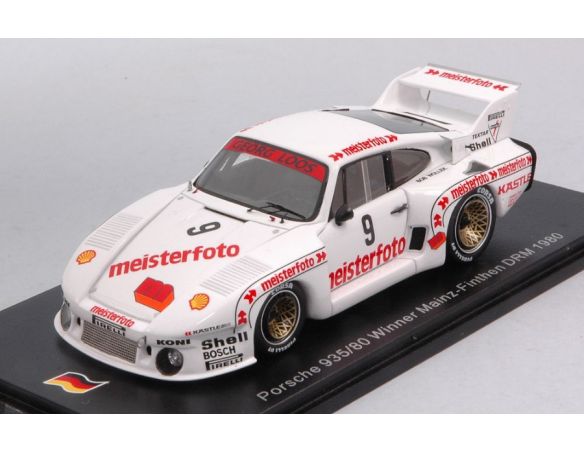 SPARK MODEL SG461 PORSCHE 935/80 N.9 WINNER MAINZ DRM 1980 BOB WOLLEK 1:43 Modellino
