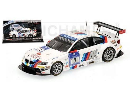 MINICHAMPS 437112107 BMW M3 GT2 MULLER WERNER ADORF 24H NURBUR. 2011 Modellino