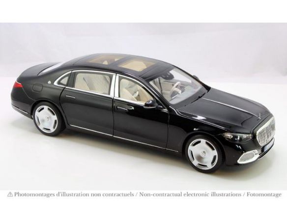 NOREV NV183429 MERCEDES MAYBACH S 680 4MATIC 2021 BLACK 1:18 Modellino