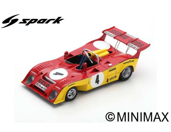 SPARK MODEL S0315 MIRAGE GR7 N.4 2nd 1000 KM NURBURGRING 1975 H.GANLEY-T.SCHENKEN 1:43 Modellino