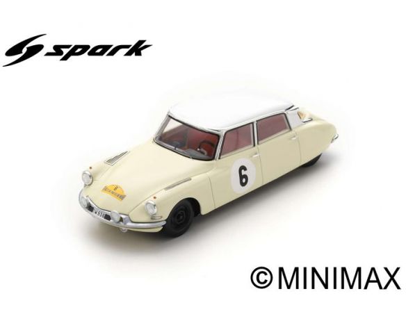 SPARK MODEL SF230 CITROEN DS19 N.6 WINNER RALLYE DES ROUTES DU NORD 1963 L.BIANCHI-P.ICKX Modellino