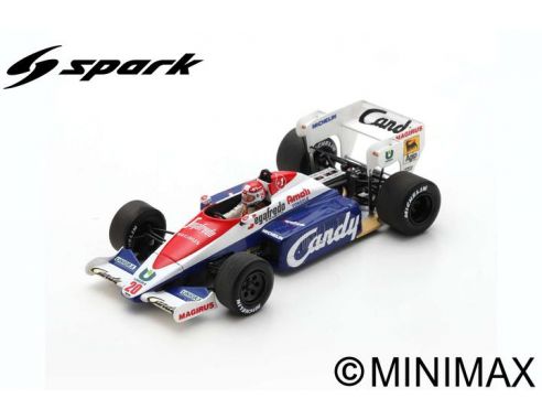SPARK MODEL S2782 TOLEMAN TG184  PIERLUIGI MARTINI 1984 N.20 PRACTICE ITALIAN GP 1:43 Modellino