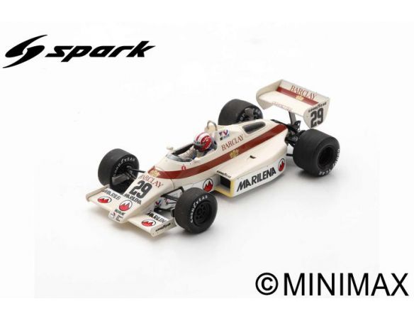 SPARK MODEL S5784 ARROWS A6 MARC SURER 1983 N.29 MONACO GP 1:43 Modellino