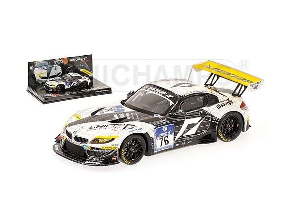 MINICHAMPS 437112976 BMW Z4 GT3 SANDSTROM 24H ADAC NURBURGRING 2011 Modellino