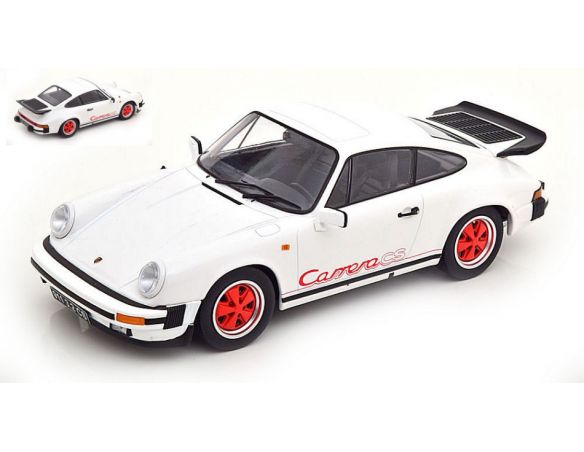 KK SCALE KKDC180871 PORSCHE 911 CARRERA 3.2 CLUBSPORT 1989 WHITE 1:18 Modellino