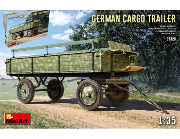 MINIART MIN35320 GERMAN CARGO TRAILER KIT 1:35 Modellino