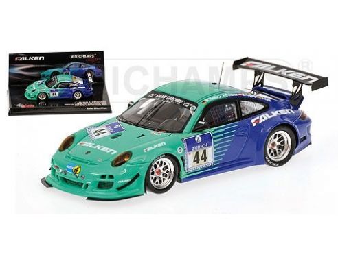 MINICHAMPS 437116144 PORSCHE 911 GT3 R HENZLER ASCH 24H NURBURGRING 2011 Modellino