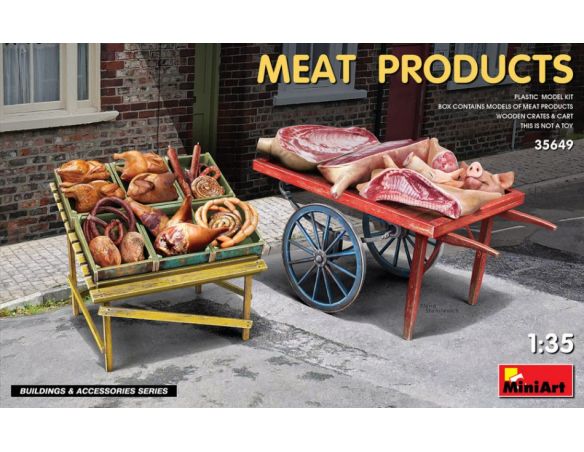 MINIART MIN35649 MEAT PRODUCTS (CARNE ASSORTITA) KIT 1:35 Modellino