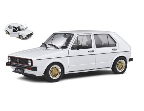 SOLIDO SL1800211 VW GOLF L WHITE CUSTOM 1:18 Modellino