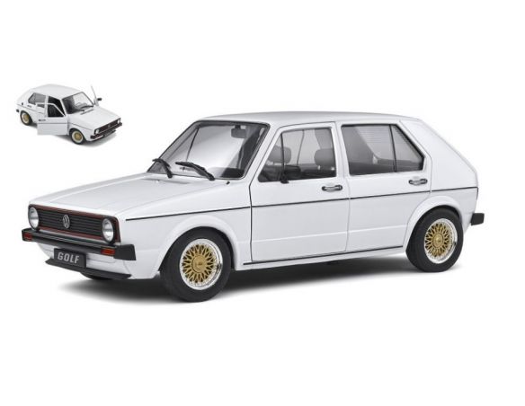 SOLIDO SL1800211 VW GOLF L WHITE CUSTOM 1:18 Modellino